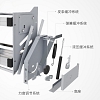 Giá bát đĩa nâng hạ tủ bếp trên thông minh VNM-EACHA-6068