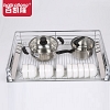 Giá đựng xoong nồi bát đĩa có day giảm chấn chất lượng cao VNM-BKL