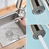 Chậu rửa bát 2 hố INOX SUS 304 kèm vòi rửa bát dây rút VNM-VADK8143