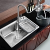 Bộ chậu rửa đơn chất liệu thép 304 không rỉ cao cấp VNM-VXJ6845