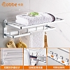 Bộ giàn vắt khăn, kệ góc móc treo chất liệu nhôm dày sáng bóng chất lượng cao