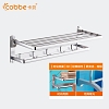 Bộ giàn vắt khăn, kệ góc móc treo chất liệu nhôm dày sáng bóng chất lượng cao