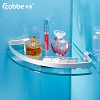 Kệ góc kính 1 tầng phòng tắm