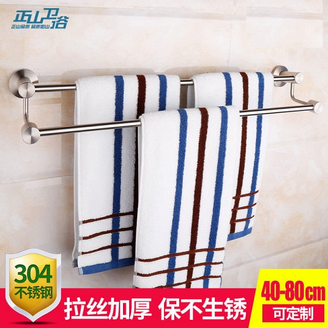 Thanh vắt khăn đôi gắn tường chất liệu Inox304 VNM-Laps-180617A