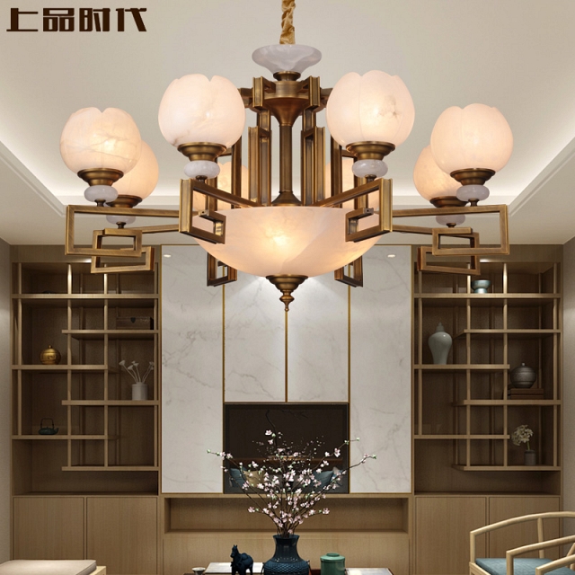 Đèn trang trí hoa sen cổ điển sang trọng VNM-40715210012