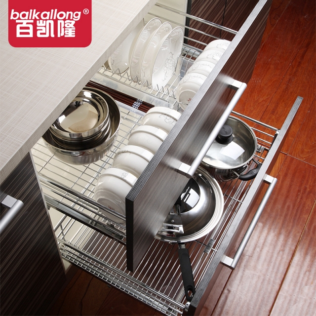 Gía xoong nồi bát đĩa chất liệu Inox kèm day giảm chấn chất lượng cao VNM-HH