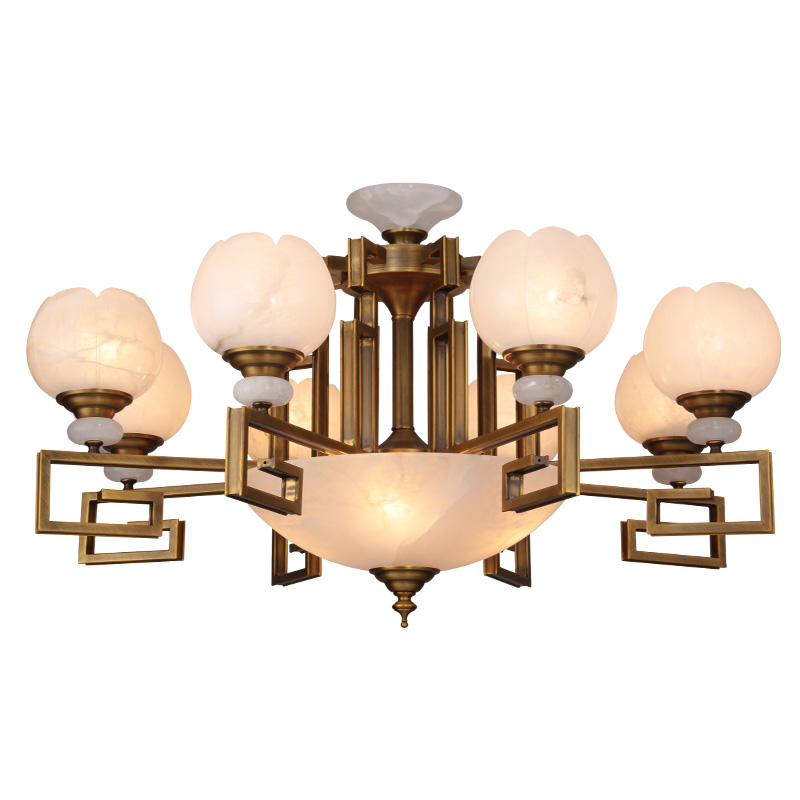 Đèn trang trí hoa sen cổ điển sang trọng VNM-40715210012