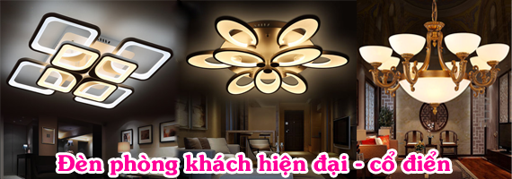 Đèn trang trí cho phòng khách với phong cách hiện đại - cổ điển